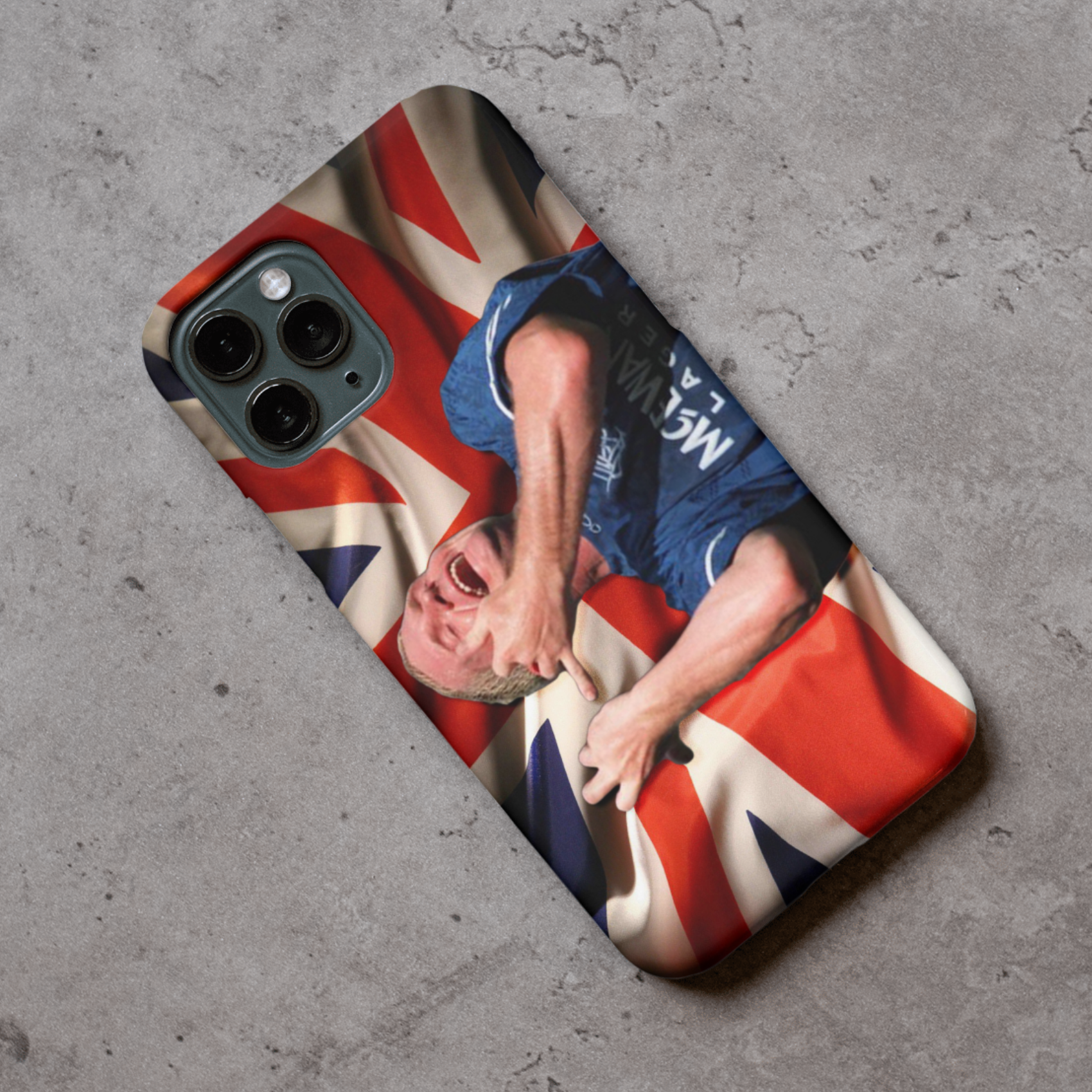 Rangers Gazza Hard Rubber Premium Phone Case (Free P&P)