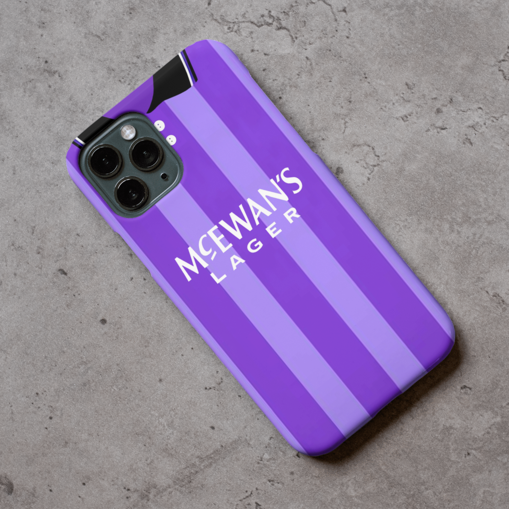 Rangers Away Retro Football Shirt Premium Protective Silicone Rubber Phone Case