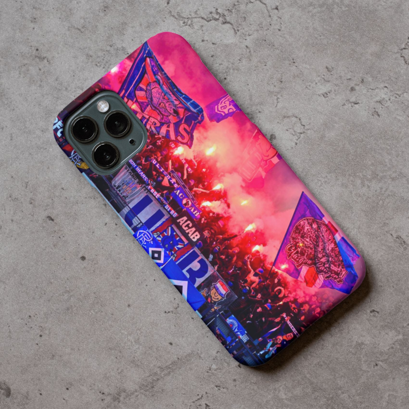 Rangers Ultra Fans Protective Premium Hard Rubber Silicone Phone Case Cover