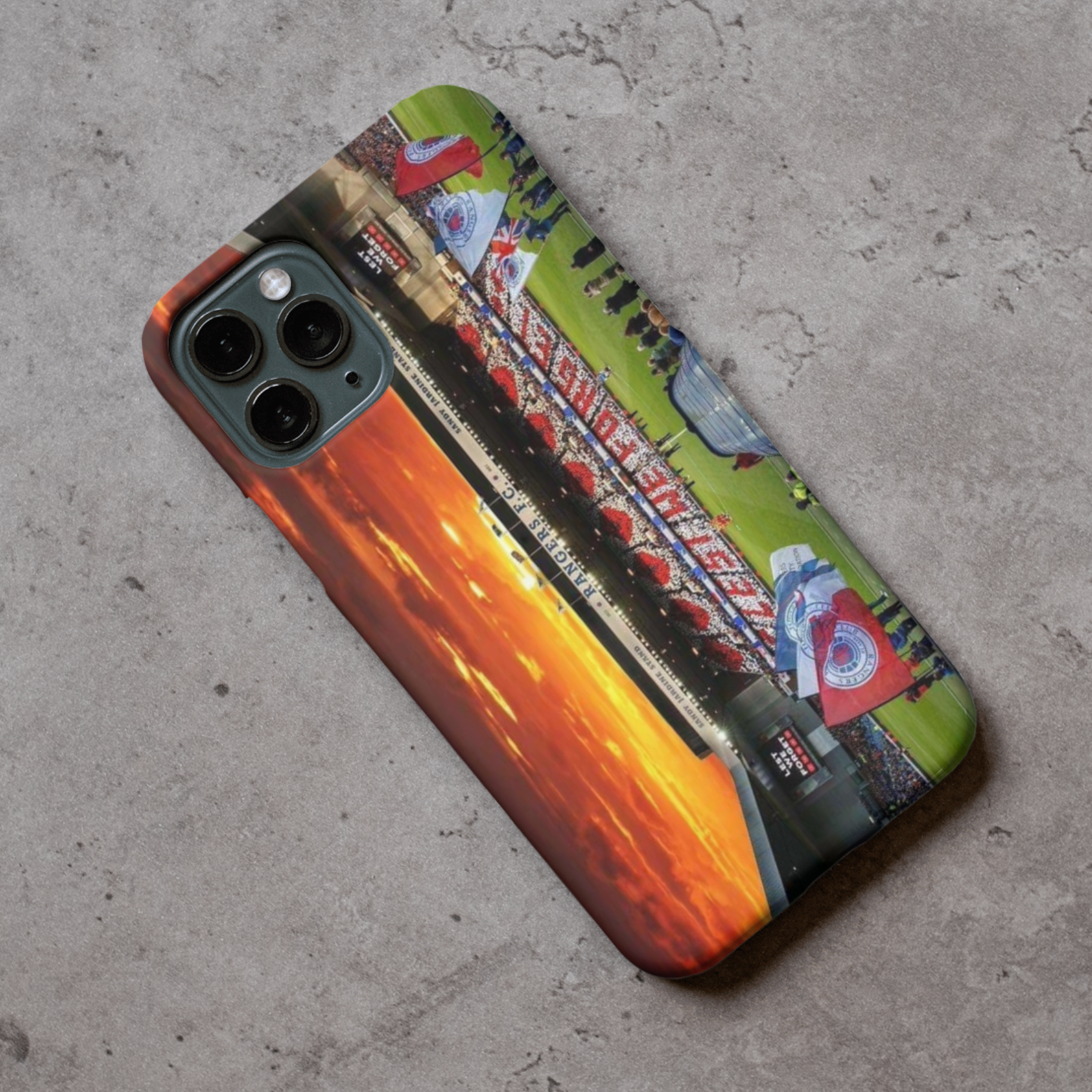 Rangers Ultra Fans Hard Rubber Premium Phone Case (Free P&P)