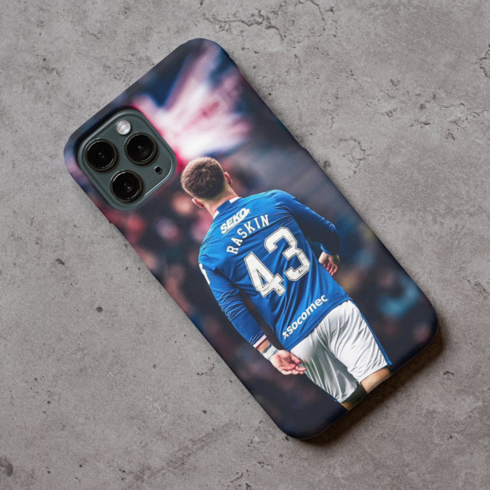 Raskin - Protective Premium Hard Rubber Silicone Phone Case Cover