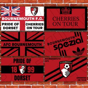 AFC Bournemouth Football Club Sticker Bundle