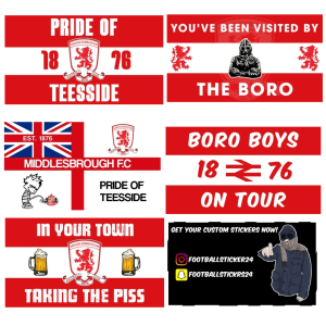 Middlesbrough Bundle (Pack of 25,50,100)