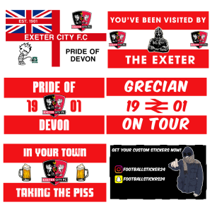Exeter City Bundle (Pack of 25,50,100)