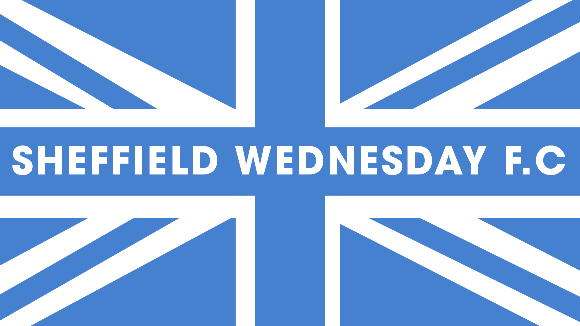 Sheffield Wednesday UNION JACK