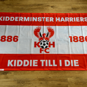 Kidderminster Harriers Flag - 5x3ft