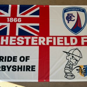 Chesterfield Town Fc Flag - 6x4ft