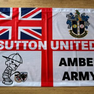 Sutton United Flag - 3x2ft