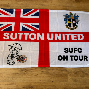 Sutton United Flag - 5x3ft