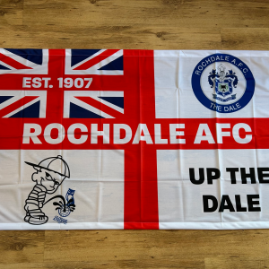 Rochdale AFC Flag - 5x3ft