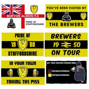 Burton Albion Bundle (Pack of 25,50,100)