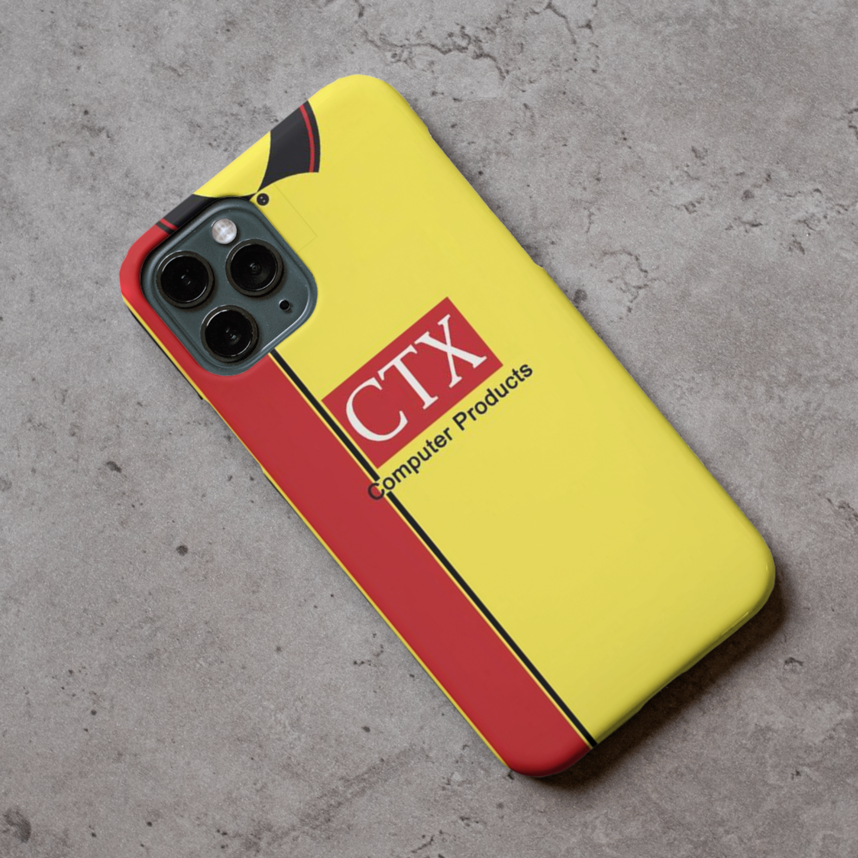 Watford Home Retro Shirt Protective Premium Hard Rubber Silicone Phone Case Cover