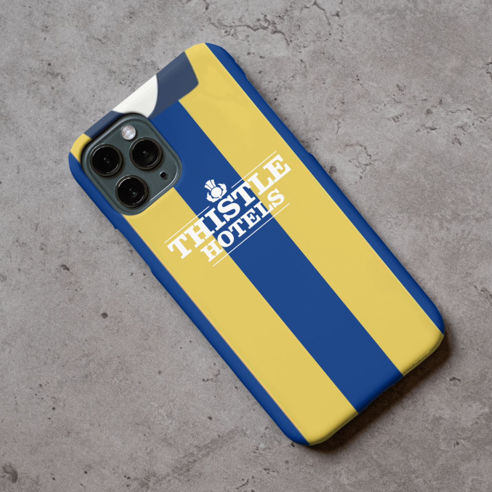 Leeds United Away Retro Football Shirt Protective Premium Hard Rubber Silicone Phone Case Cover