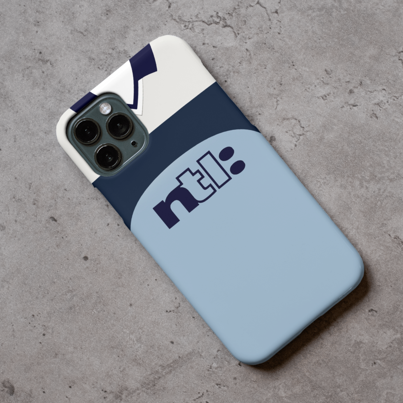 Rangers Away Retro Football Shirt Premium Protective Silicone Rubber Phone Case