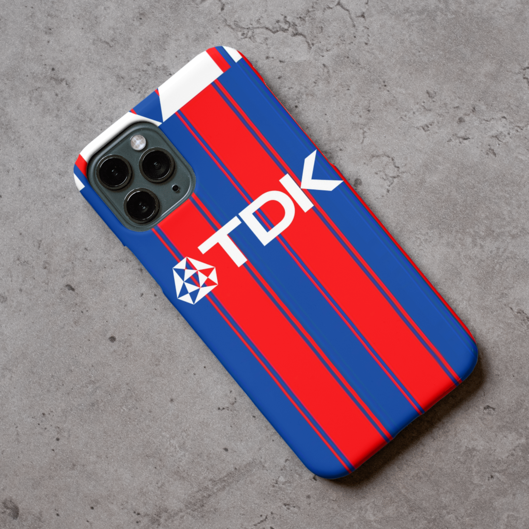 Crystal Palace Retro Football Shirt Protective Premium Hard Rubber Silicone Phone Case Cover