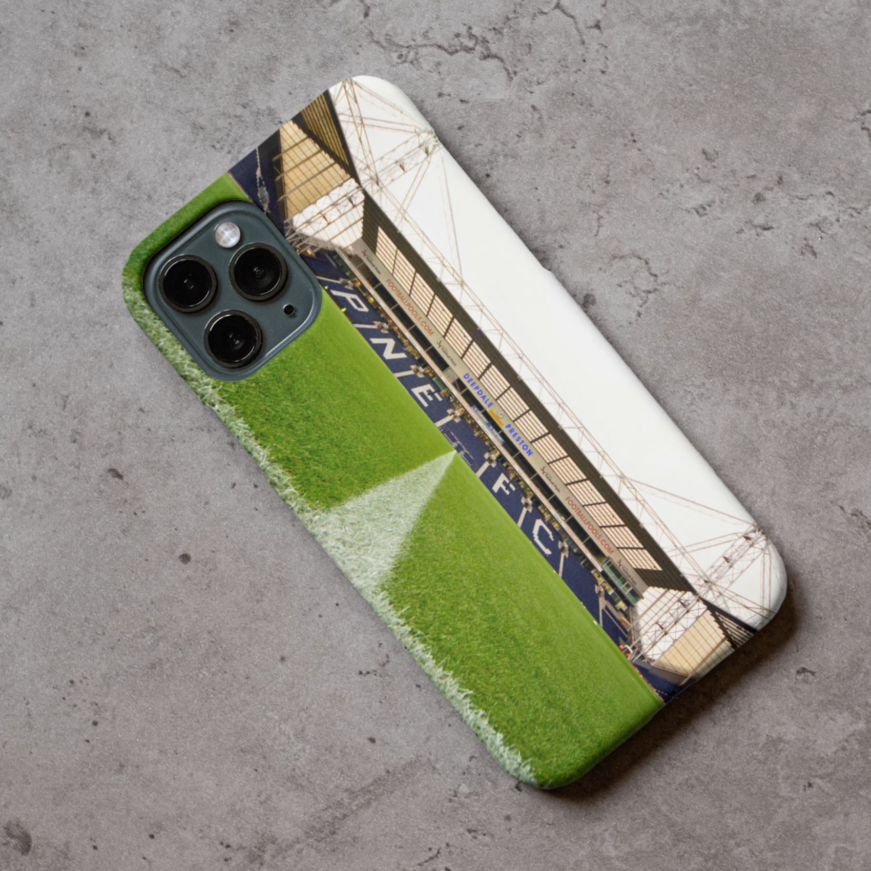 Preston Stadium Protective Premium Hard Rubber Silicone Phone Case Cover