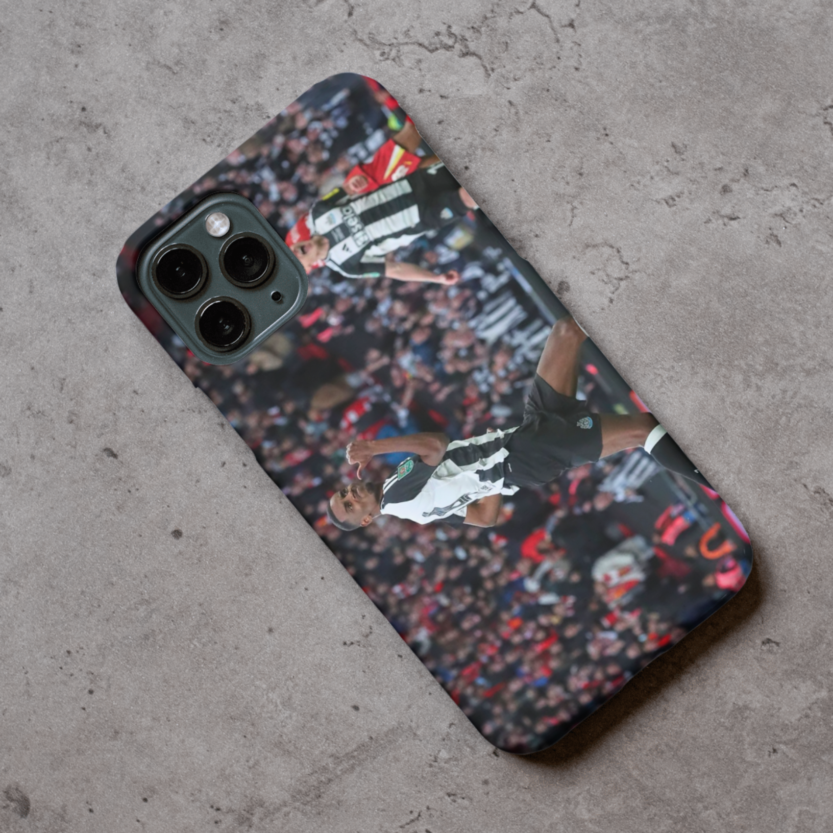 Newcastle United 2025 Cup Winners Protective Premium Hard Rubber Silicone Phone Case Cover