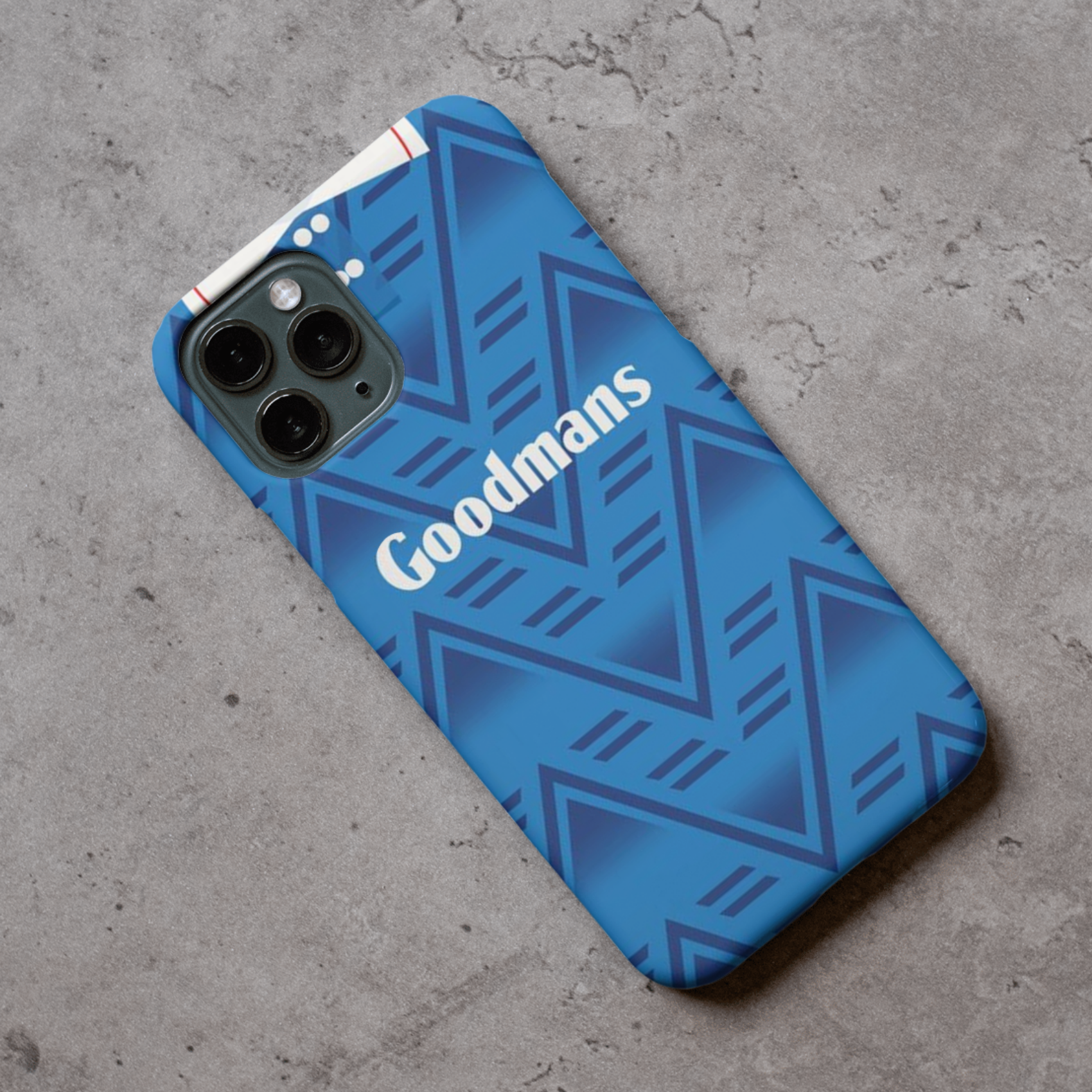 Portsmouth Retro Shirt Protective Premium Hard Rubber Silicone Phone Case Cover