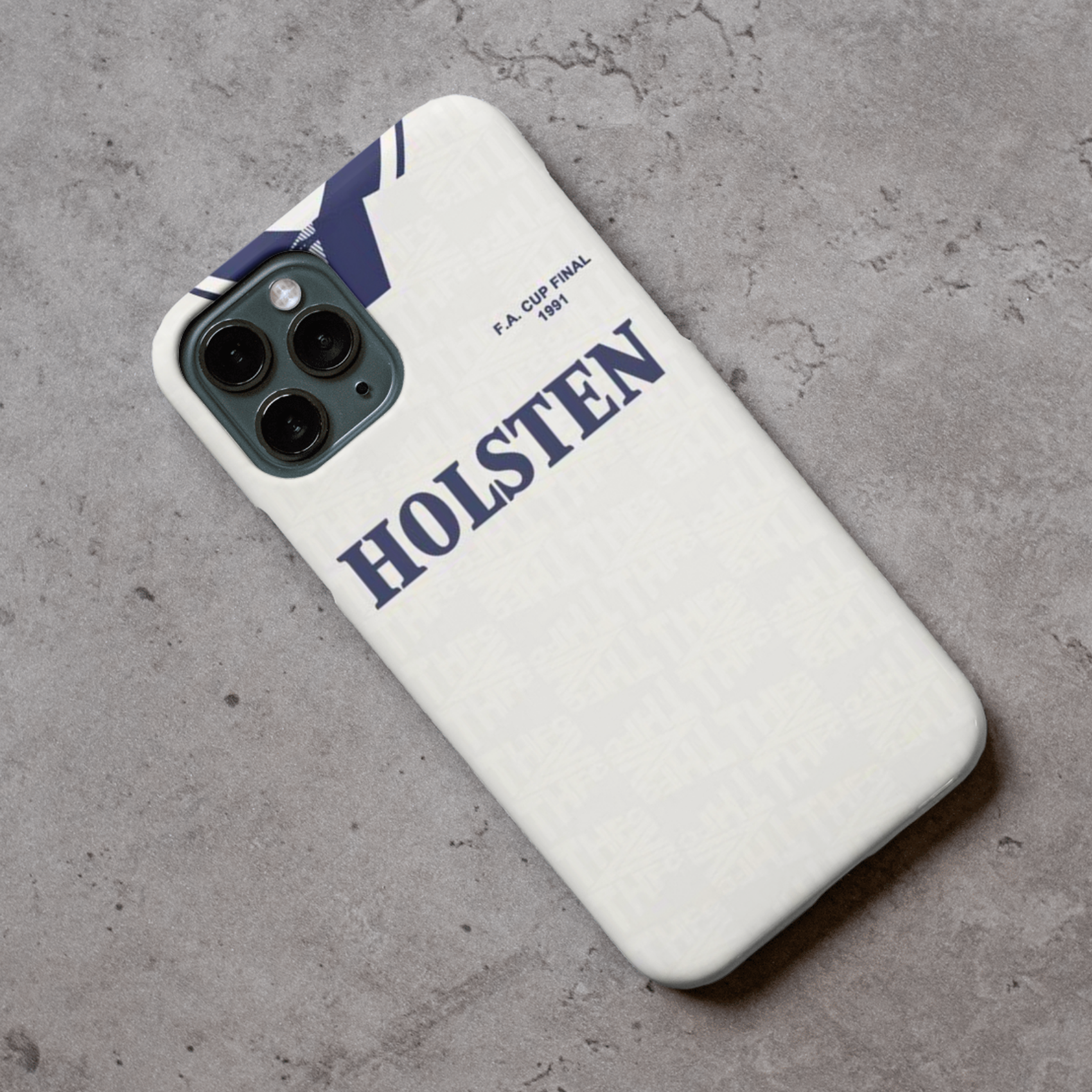 Tott North London Home Retro Shirt Protective Premium Hard Rubber Silicone Phone Case Cover