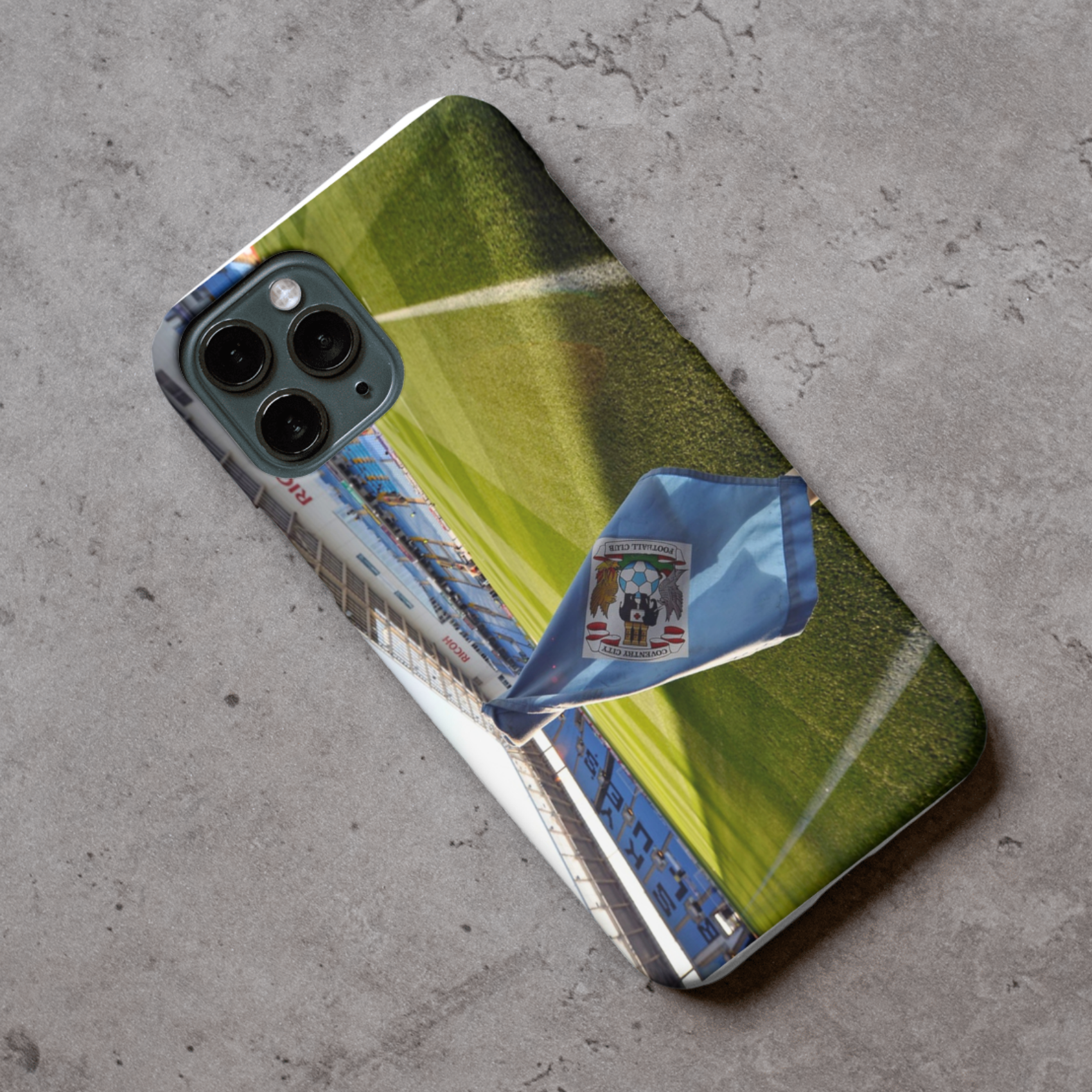 Coventry Stadium Protective Premium Hard Rubber Silicone Phone Case Cover