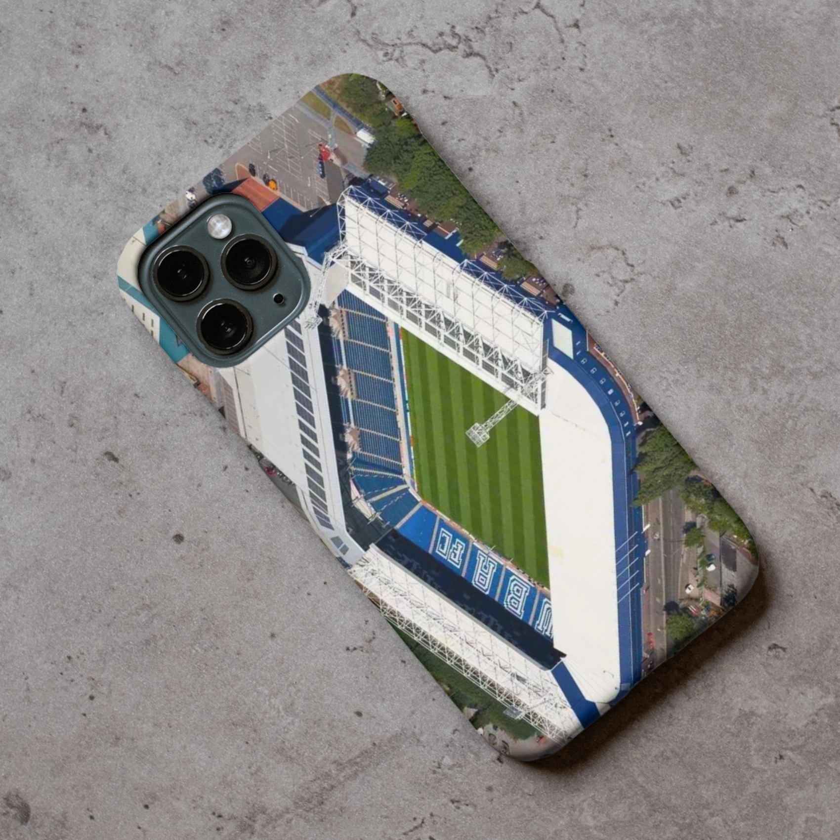 West Brom Stadium Protective Premium Hard Rubber Silicone Phone Case Cover
