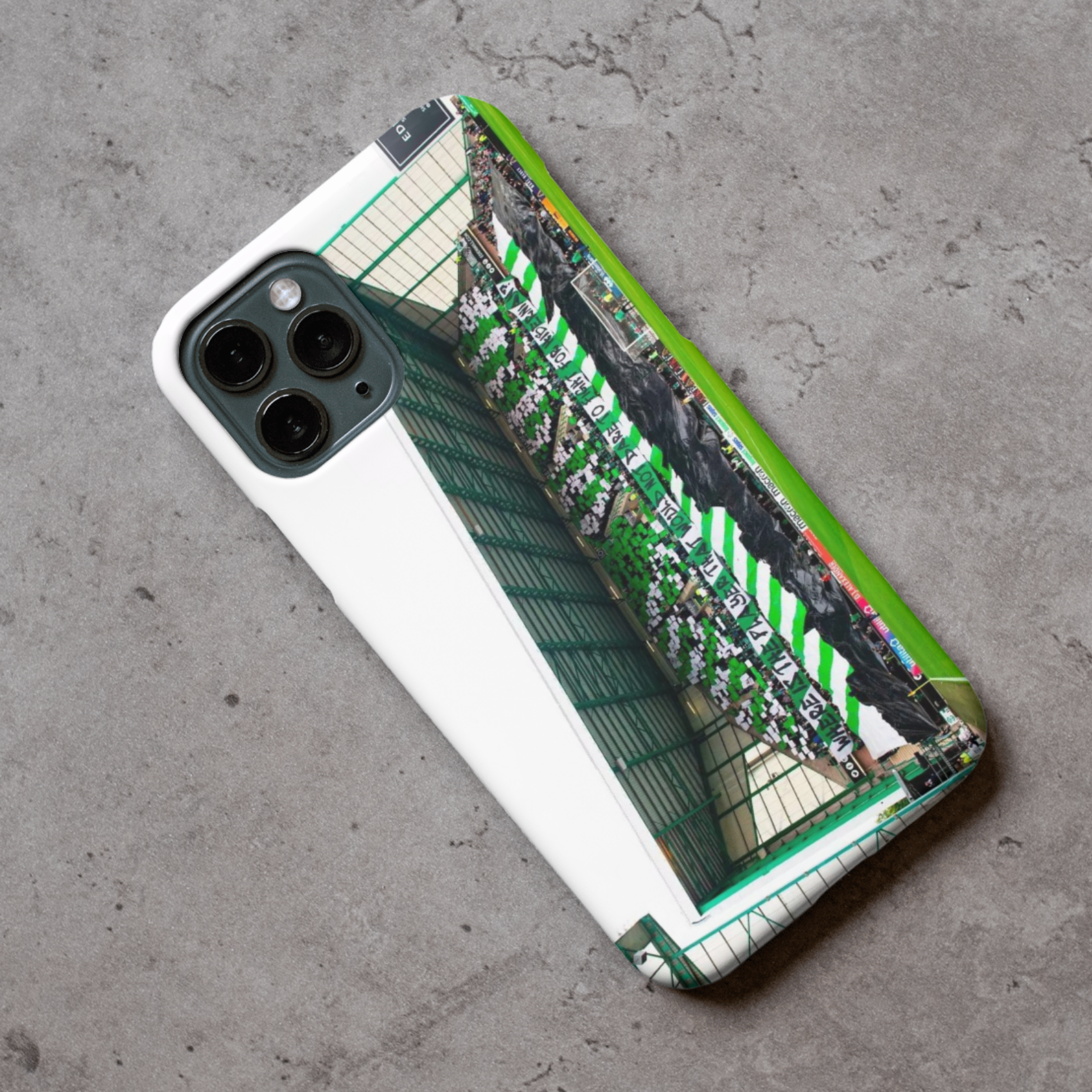 Hibs Ultras Protective Premium Hard Rubber Silicone Phone Case Cover