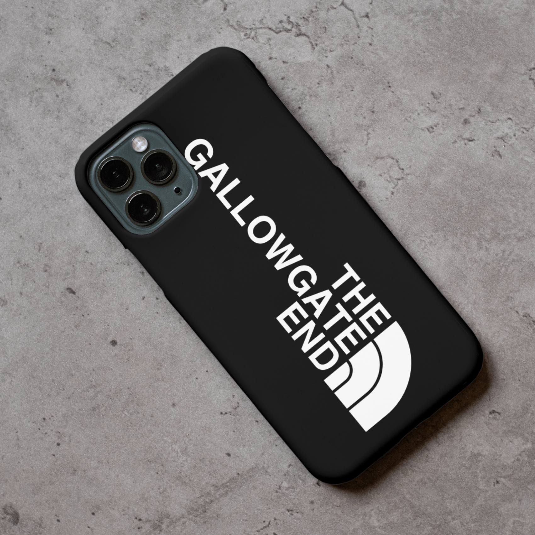 Newcastle United Gallowgate End Rubber Premium Phone Case (Free P&P)