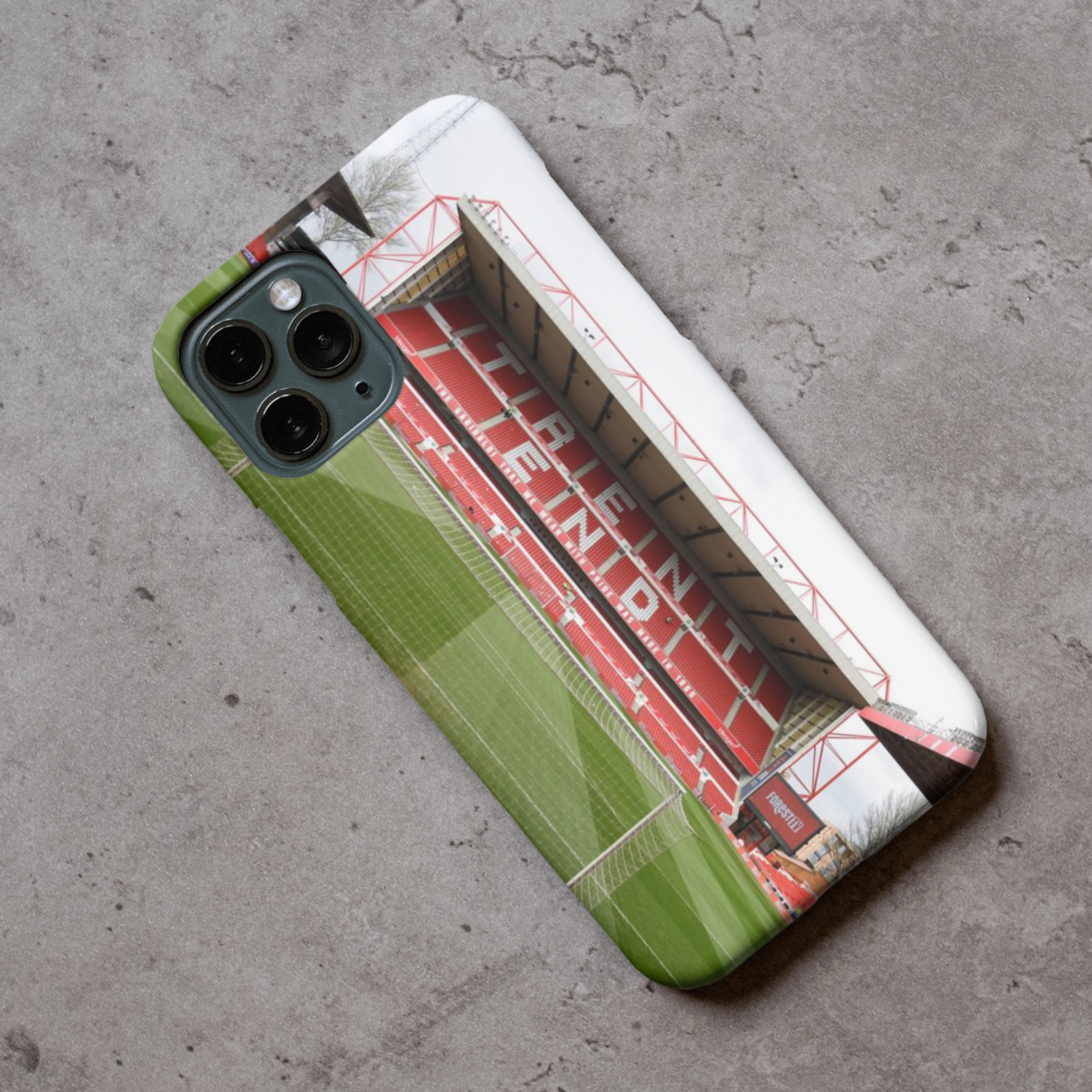 Nottingham Forest Stadium Protective Premium Hard Rubber Silicone Phone Case Cover