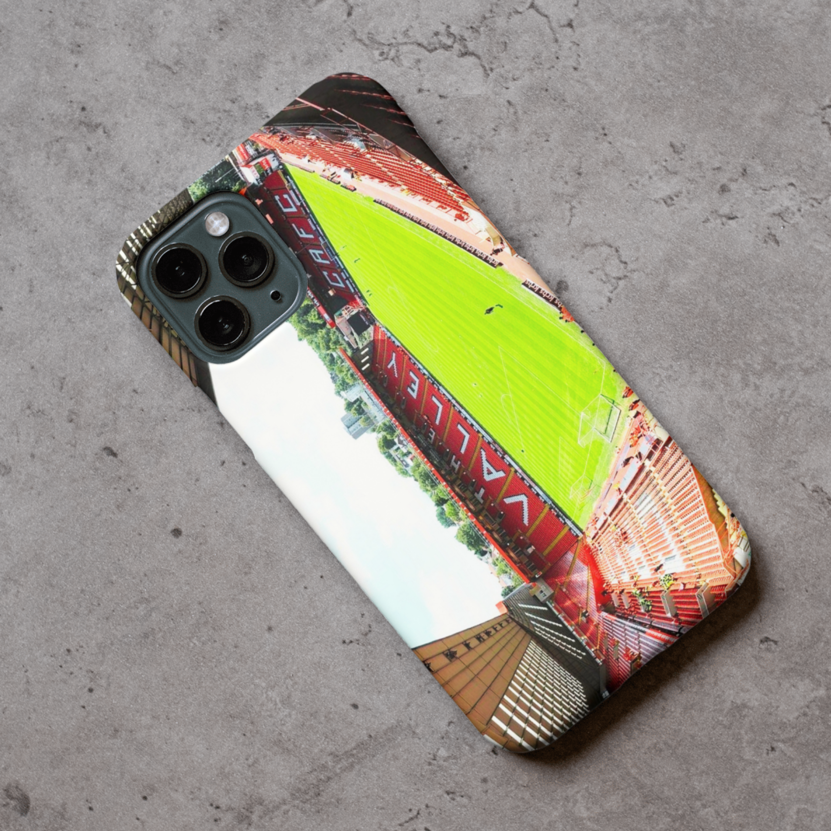 Charlton Athletic Football Stadium Protective Premium Hard Rubber Silicone Phone Case Cover