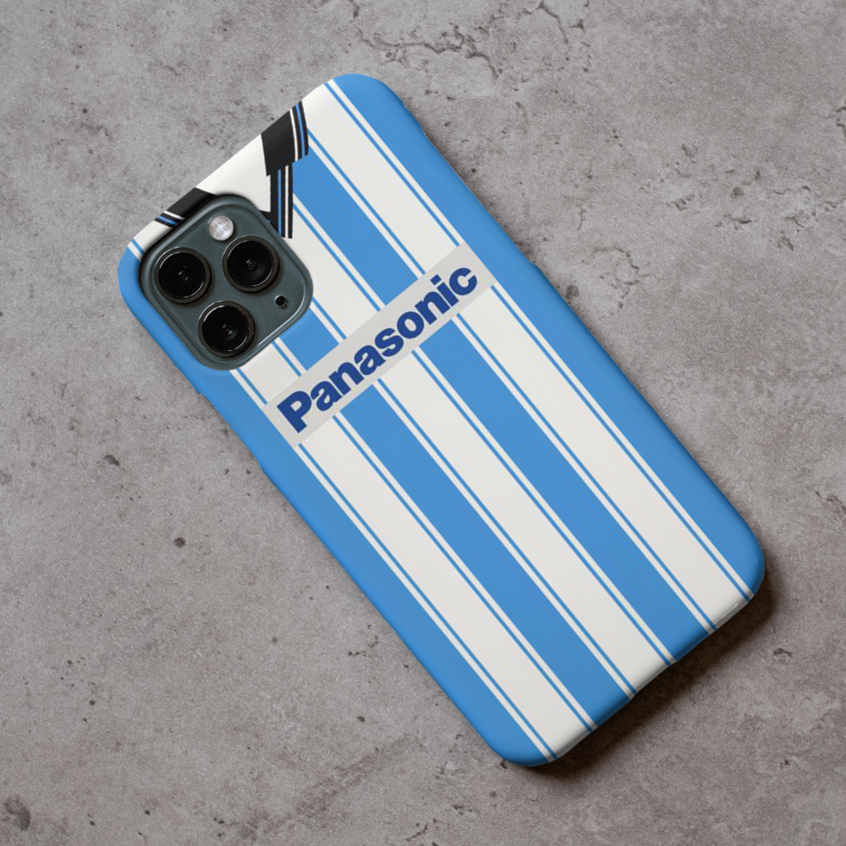 Huddersfield Retro Shirt Rubber Protective Premium Hard Rubber Silicone Phone Case Cover