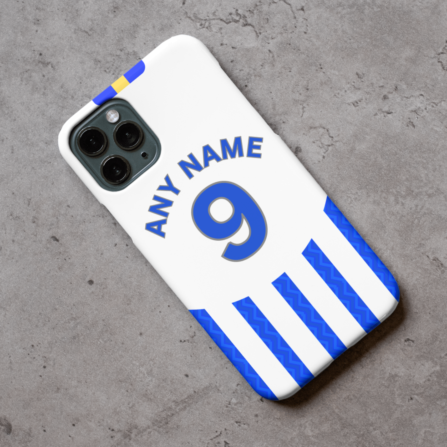 Sheffield W 2024-2025 Home Football Shirt (choose any Name and Number) Protective Premium Rubber Silicone Phone Case