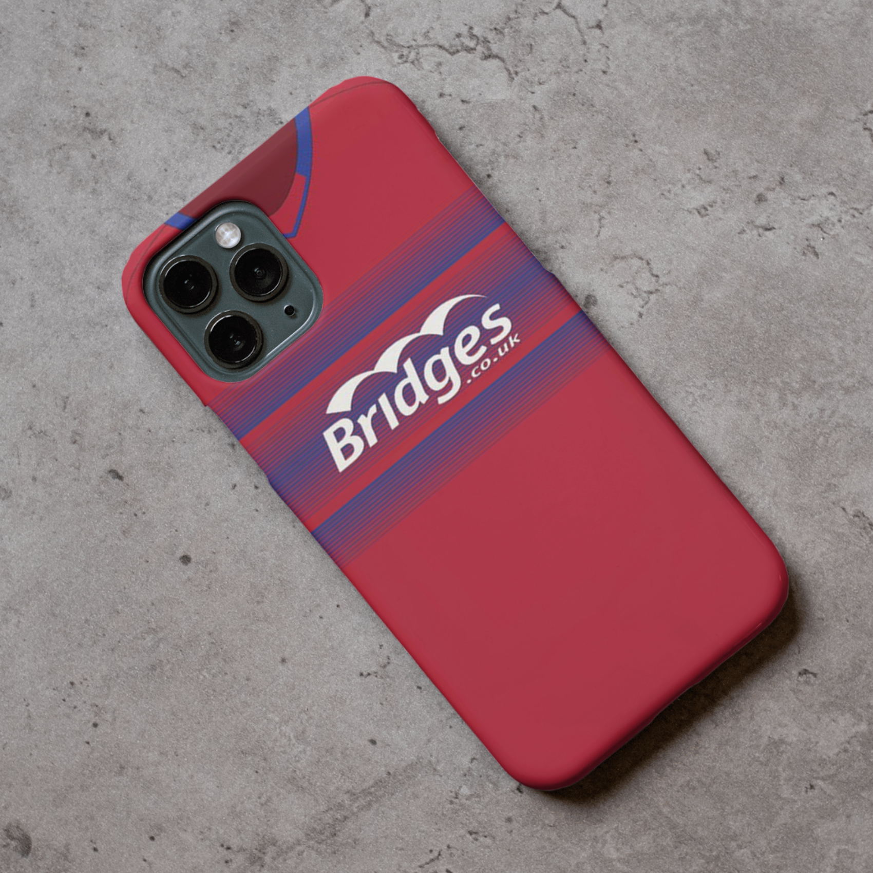 Aldershot Retro Shirt Rubber Premium Phone Case (Free P&P)