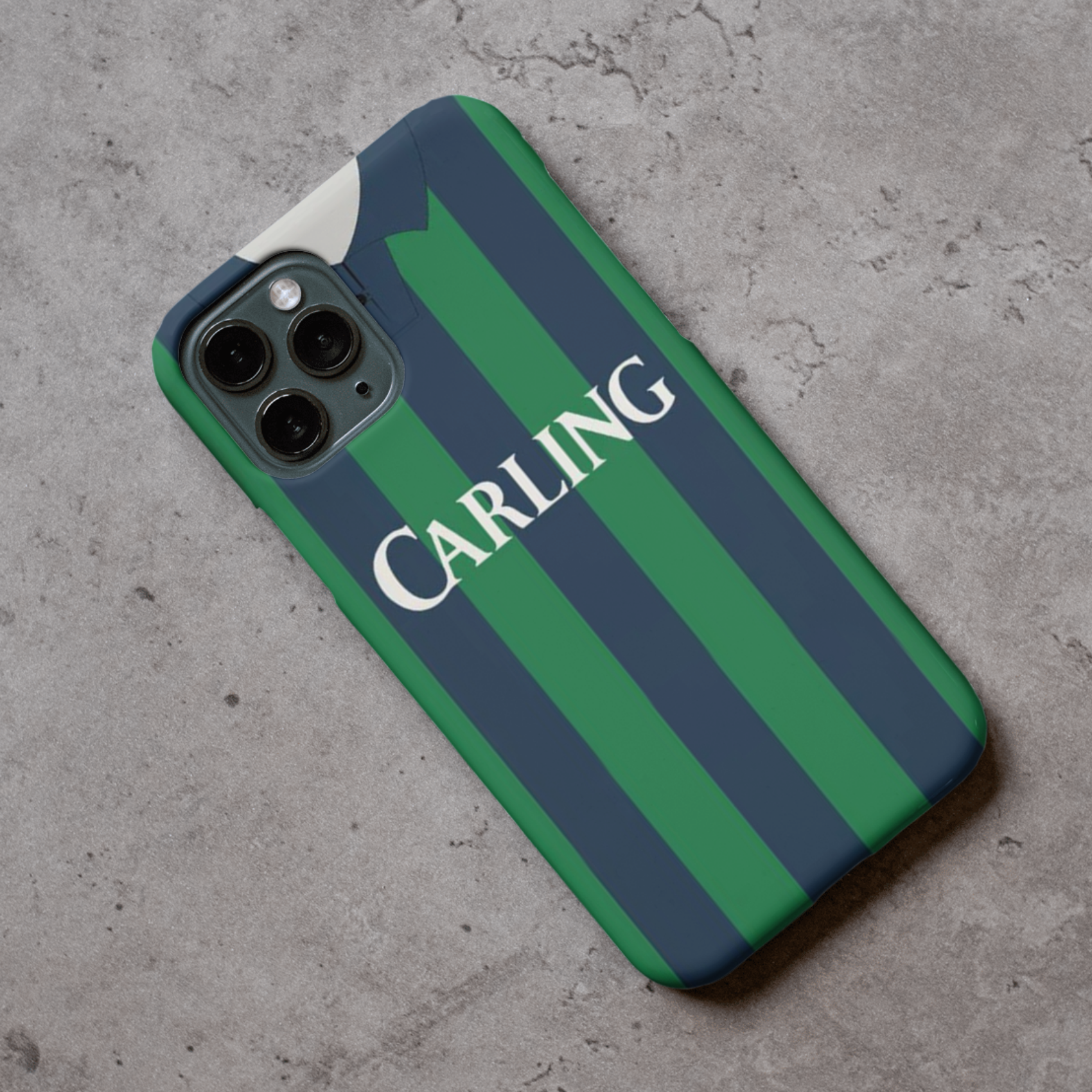 Stoke City Retro Away Protective Premium Hard Rubber Silicone Phone Case Cover