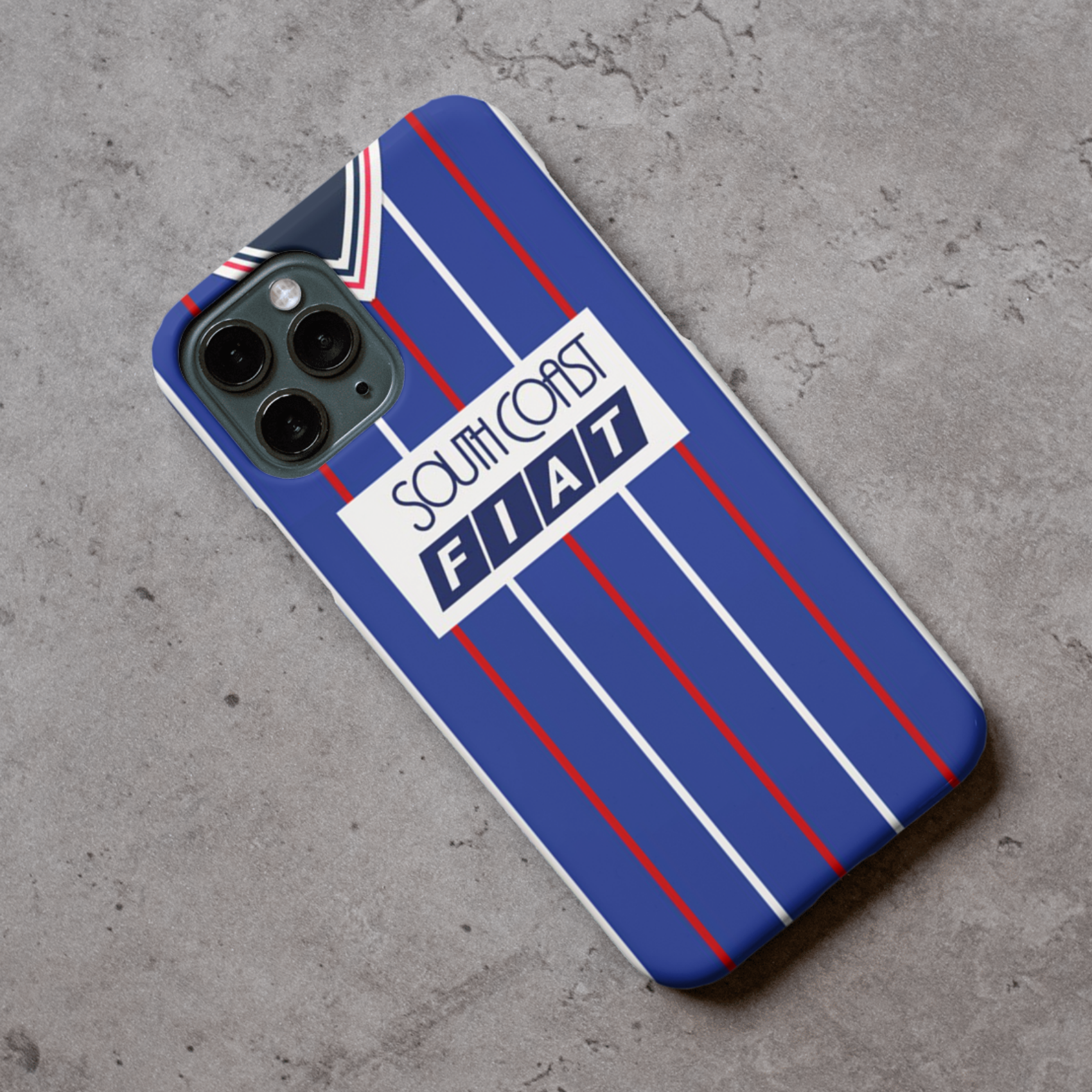 Portsmouth 1988 Retro Shirt Protective Premium Hard Rubber Silicone Phone Case Cover