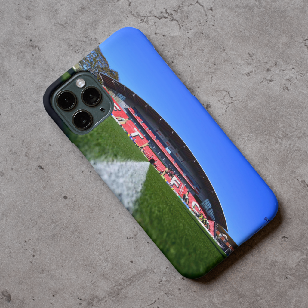 Fleetwood Town Stadium Protective Premium Hard Rubber Silicone Phone Case Cover