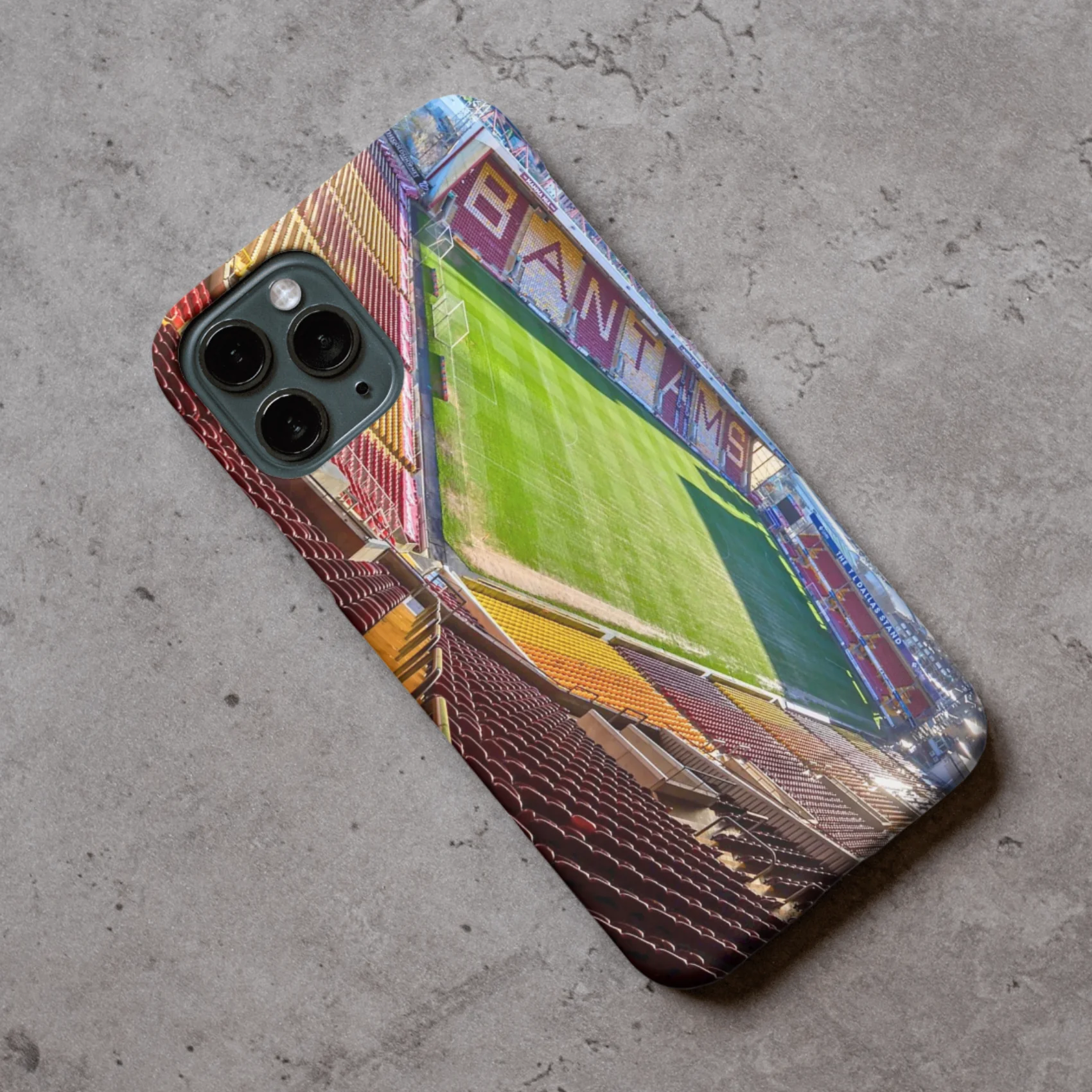 Bradford City Stadium Protective Premium Hard Rubber Silicone Phone Case Cover