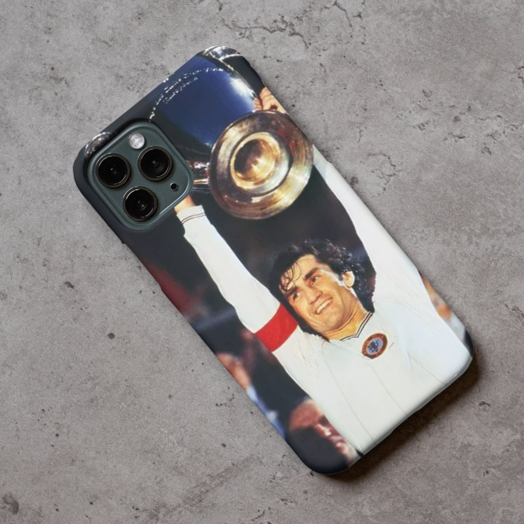 Aston Villa 1982 European Cup Protective Premium Hard Rubber Silicone Phone Case Cover