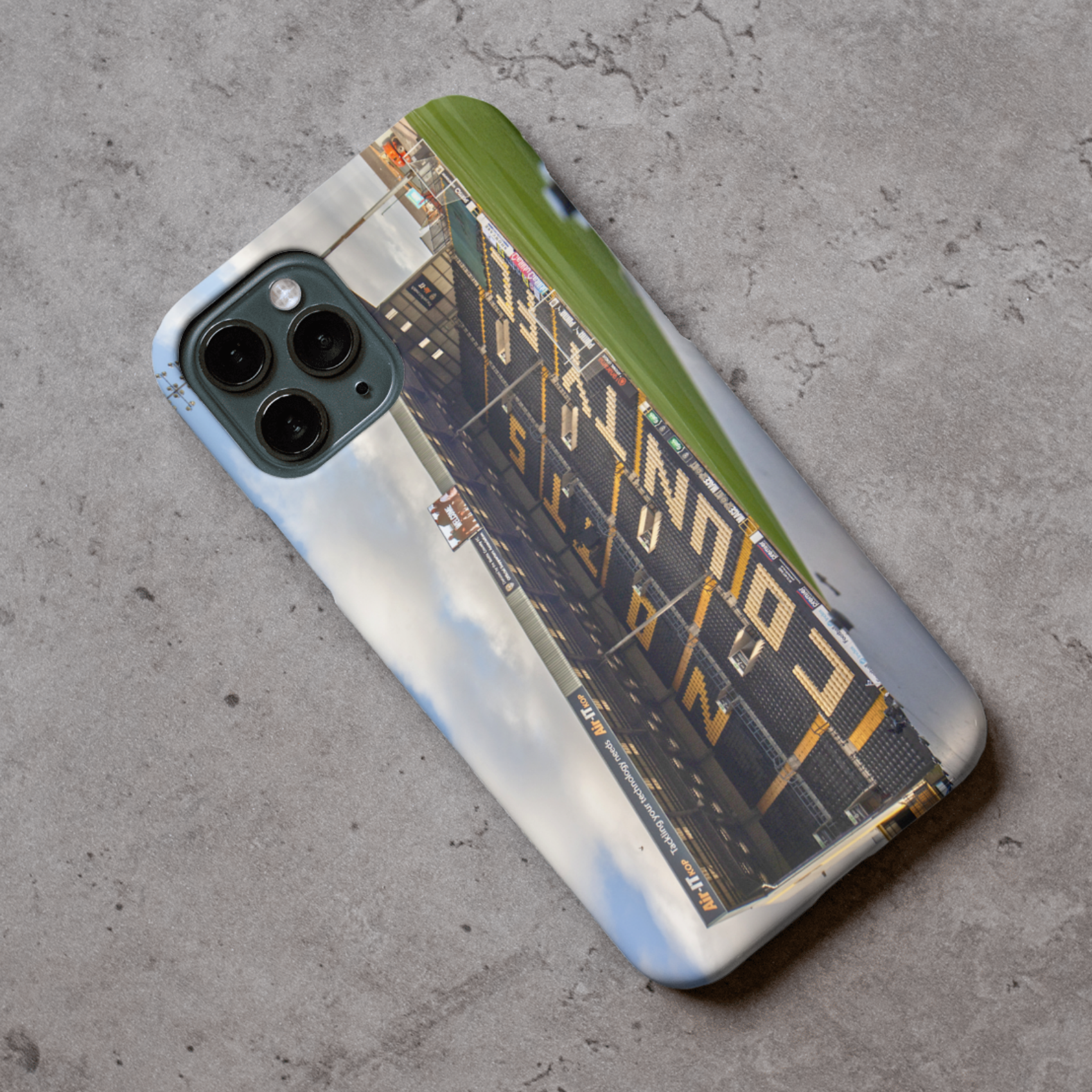 Notts County Stadium Protective Premium Hard Rubber Silicone Phone Case Cover