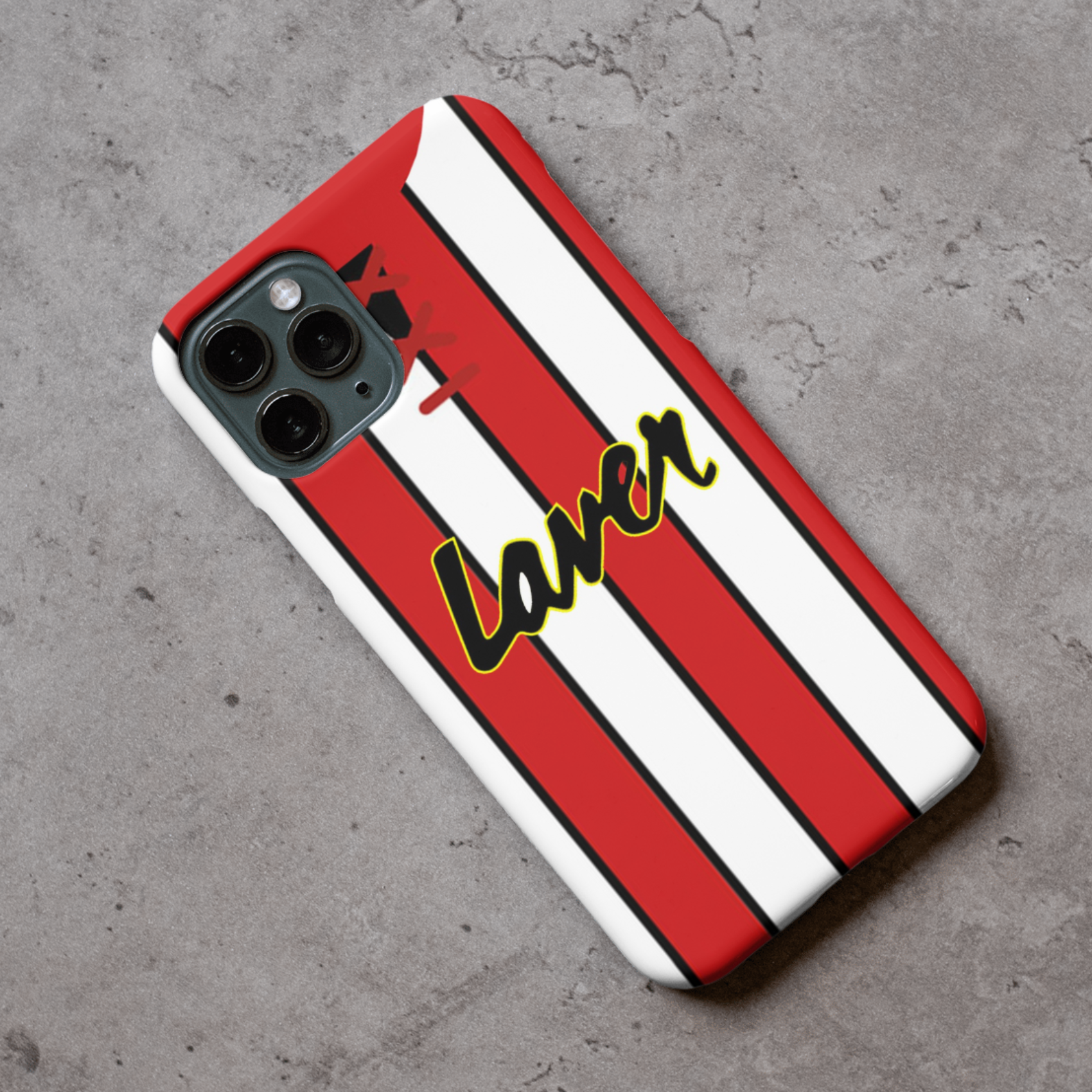 S Utd 1992 Home Protective Premium Hard Rubber Silicone Phone Case Cover