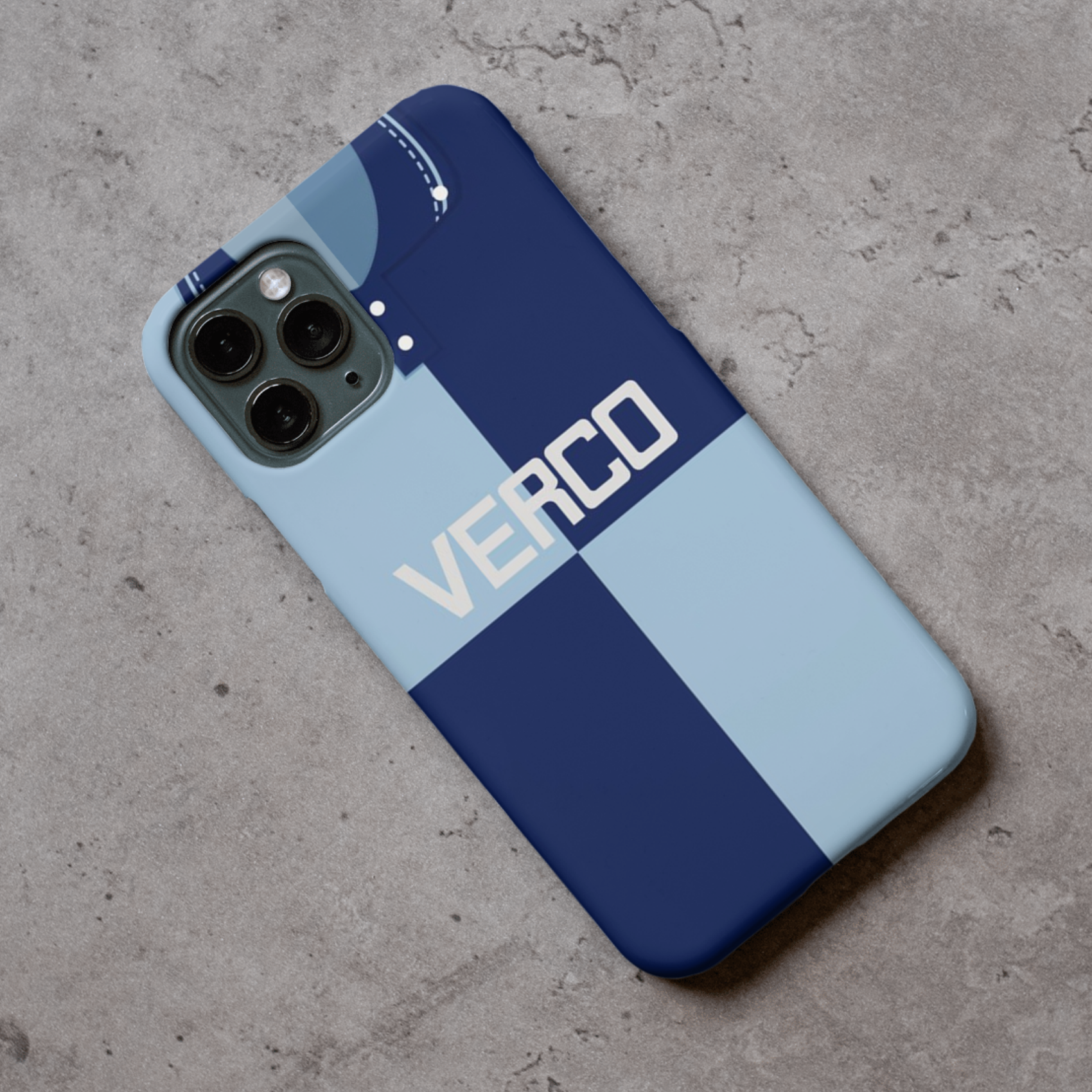 Wycombe Home Retro Shirt Protective Premium Hard Rubber Silicone Phone Case Cover