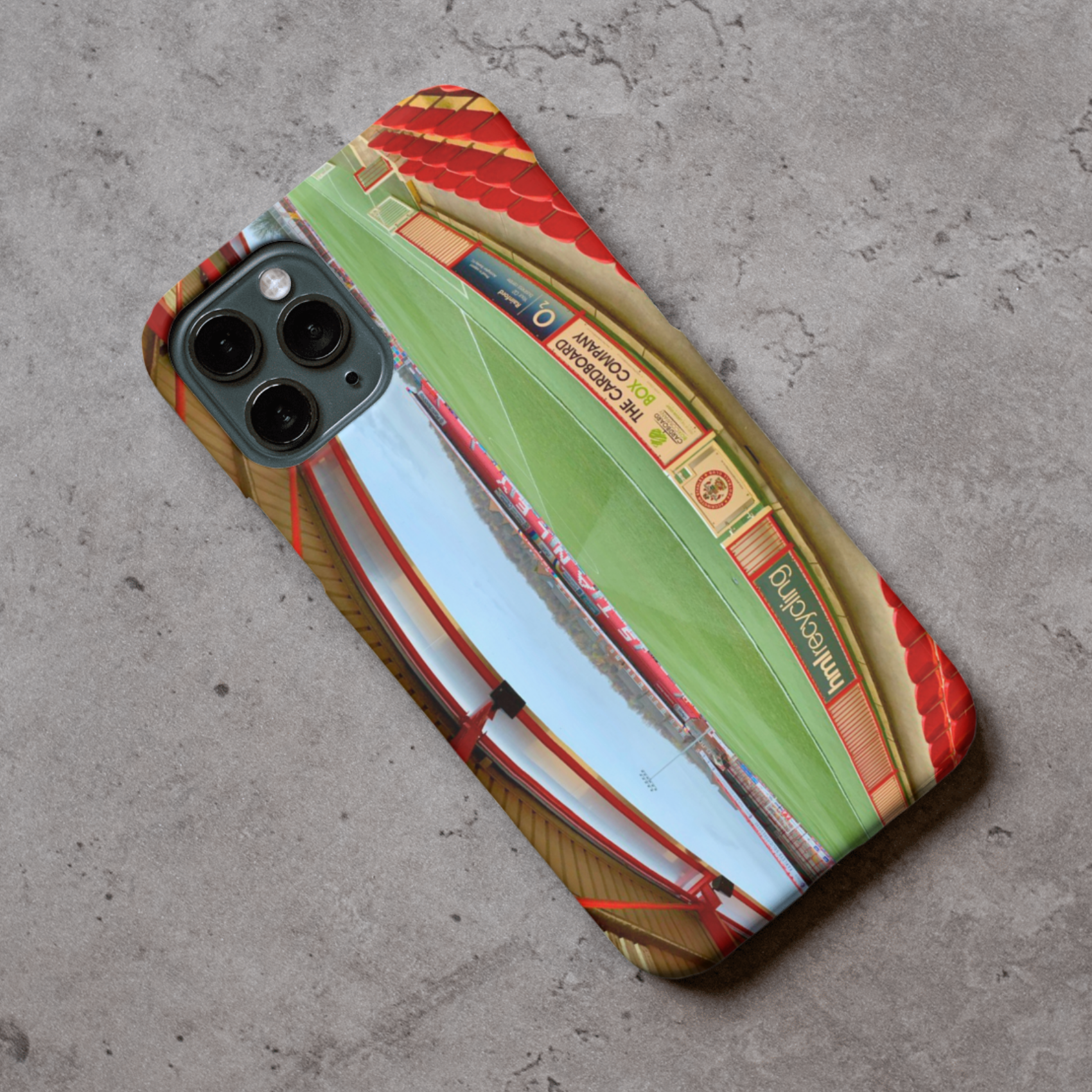 Accrington Stanley Stadium Protective Premium Hard Rubber Silicone Phone Case Cover