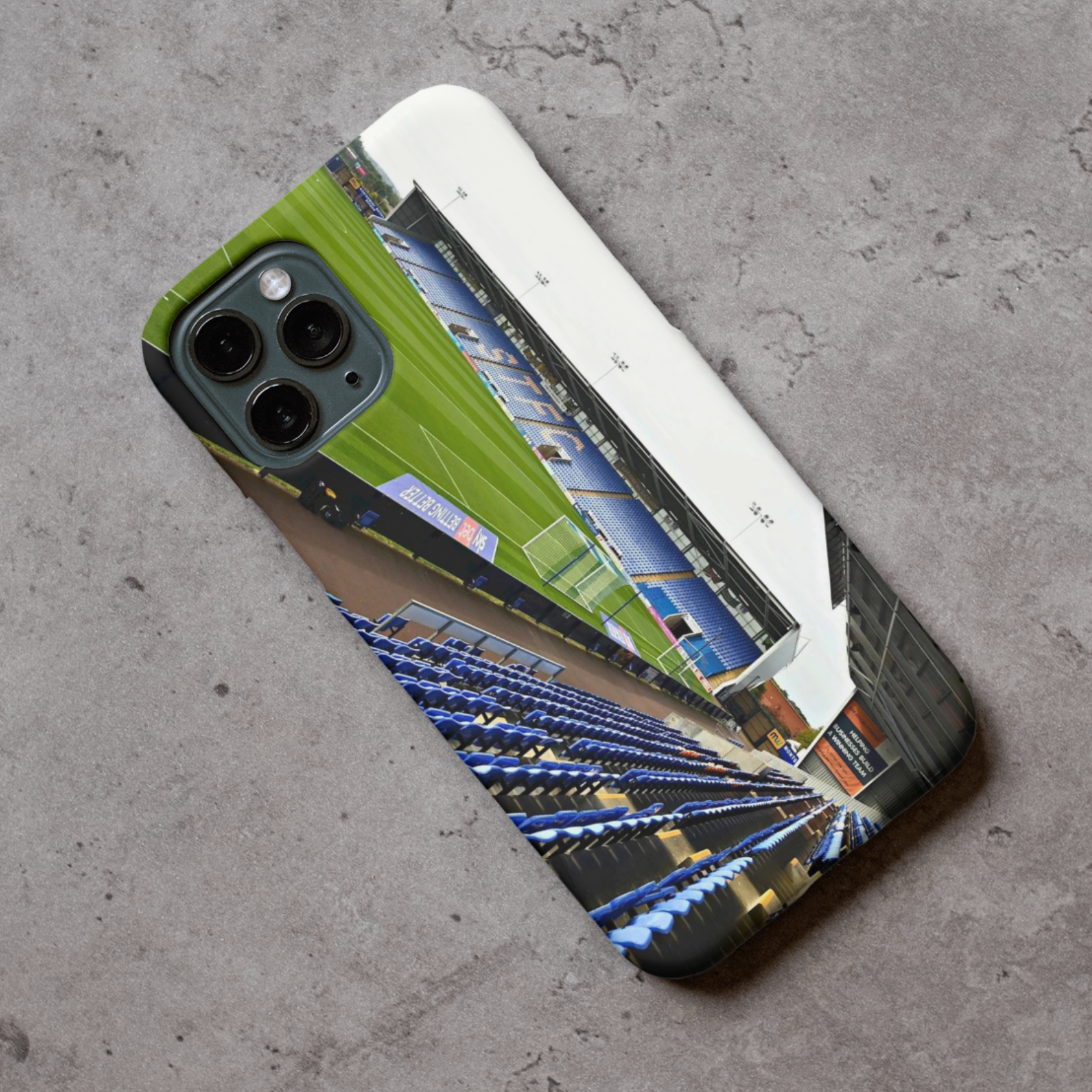 Shrewsbury Town Stadium Protective Premium Hard Rubber Silicone Phone Case Cover