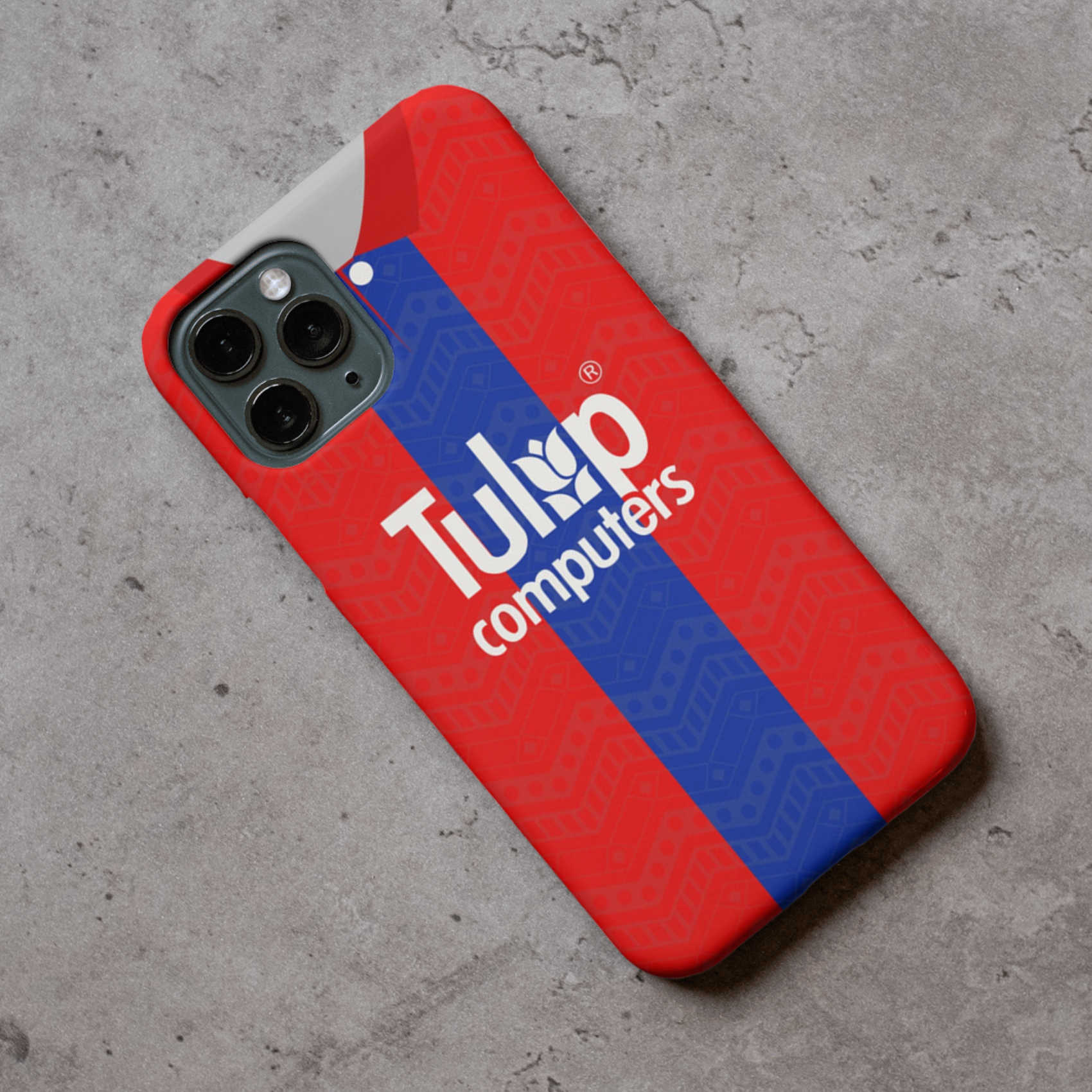 Crystal Palace Retro Football Shirt Protective Premium Hard Rubber Silicone Phone Case Cover