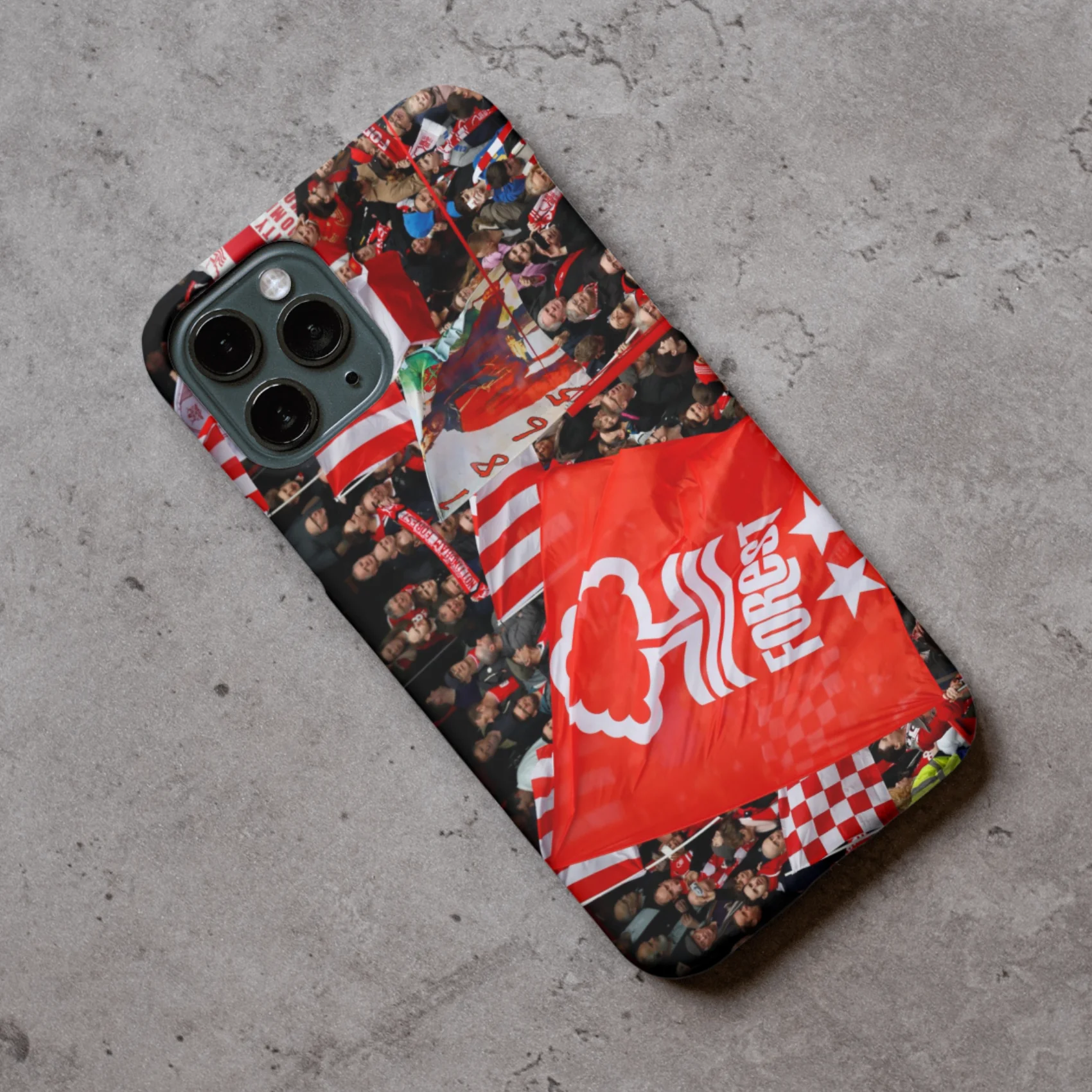 Nottingham Forest Ultras Fans Protective Premium Hard Rubber Silicone Phone Case Cover