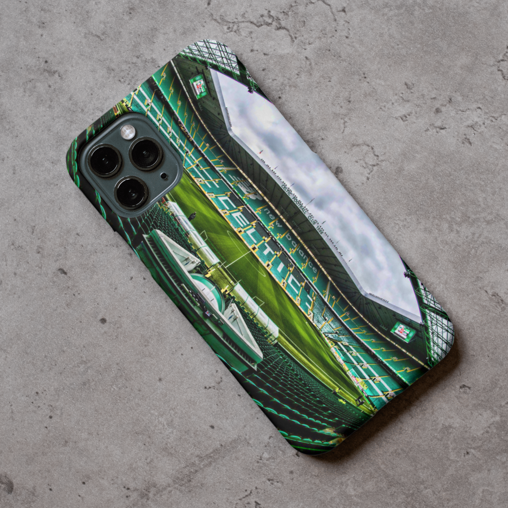 Glasgow Cel Stadium Premium Hard Rubber Silicone Phone Case Cover