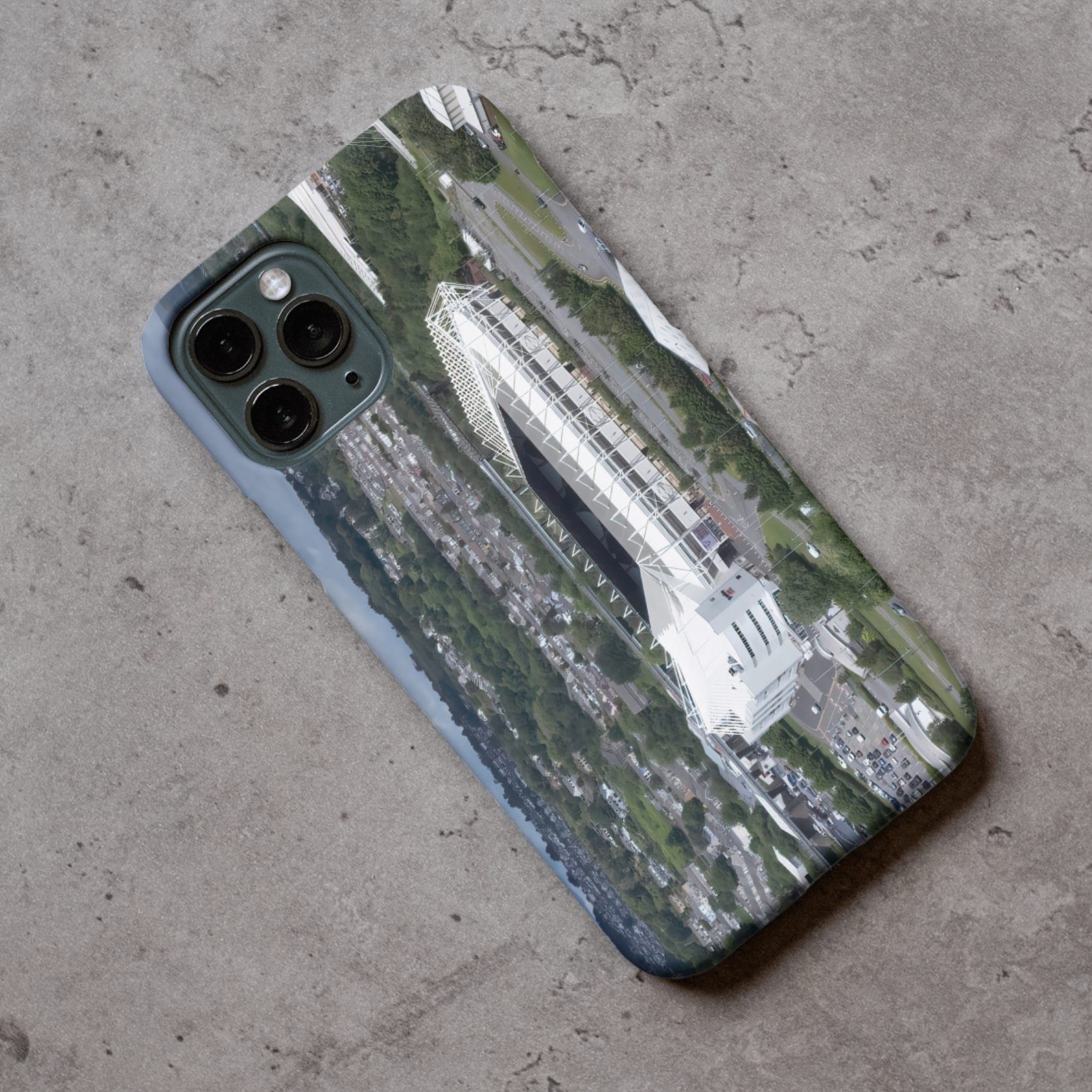 Swansea Stadium Protective Premium Hard Rubber Silicone Phone Case Cover