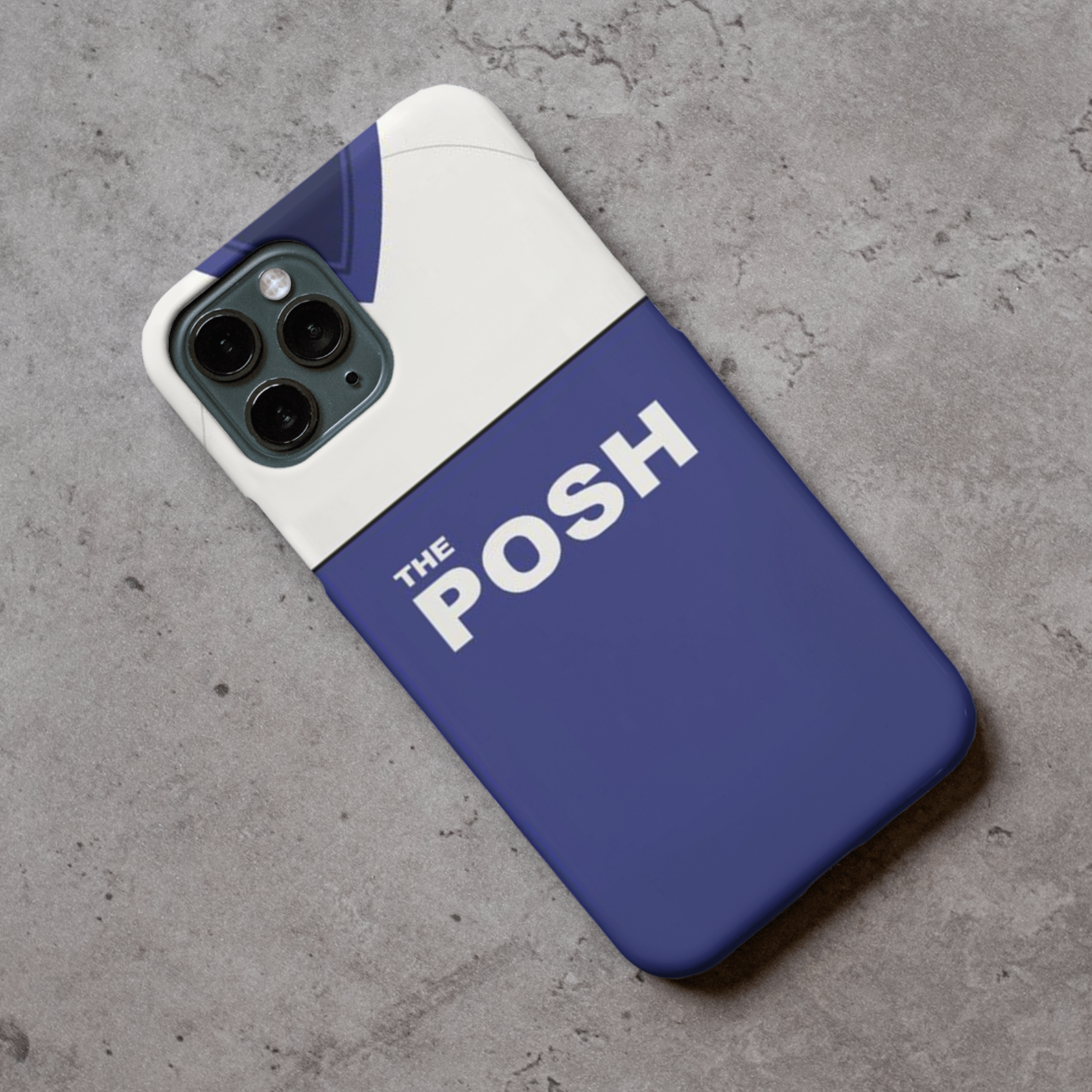 Peterborough United Home Protective Premium Hard Rubber Silicone Phone Case Cover