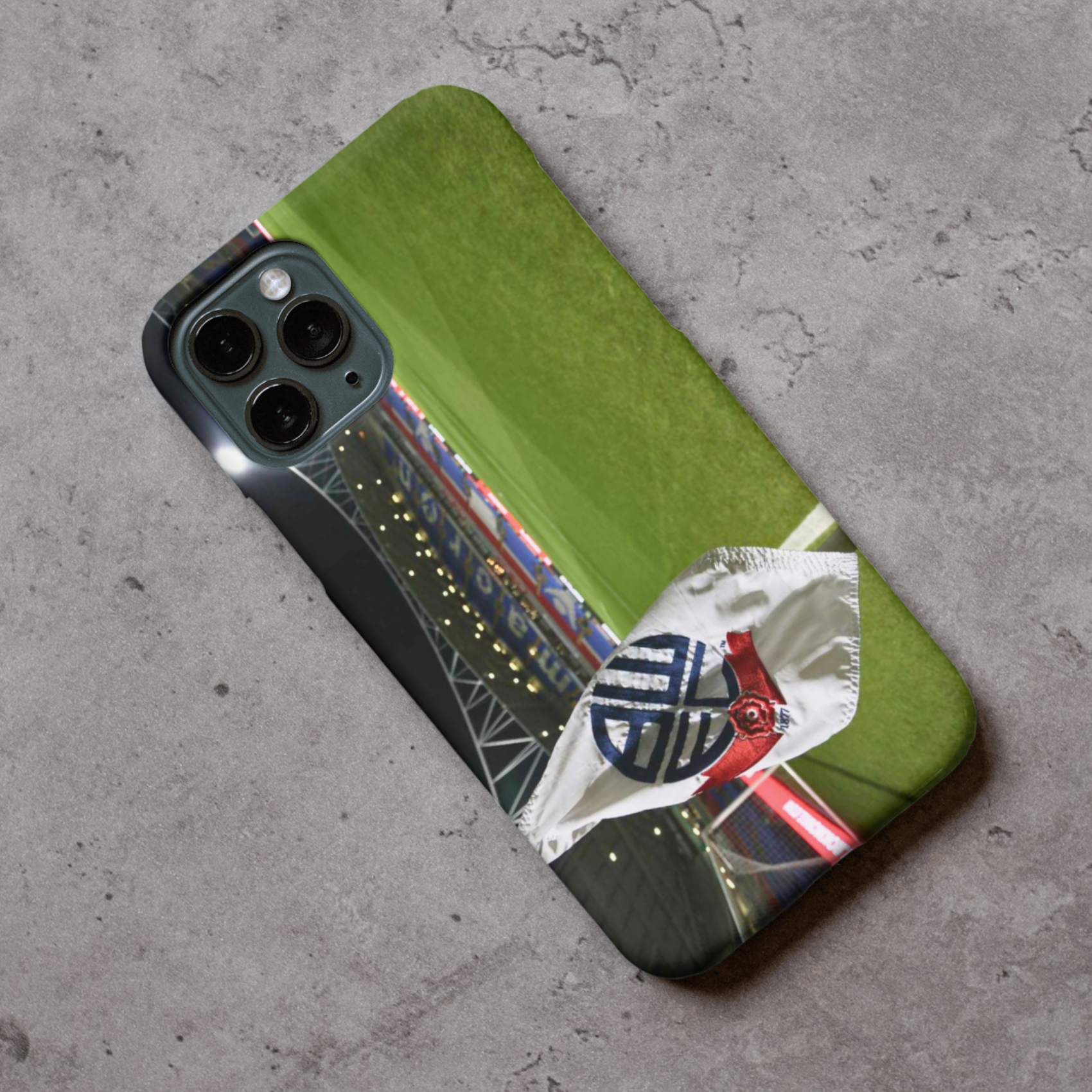 Bolton Wanderers Stadium Premium Hard Rubber Silicone Phone Case (Free P&P)