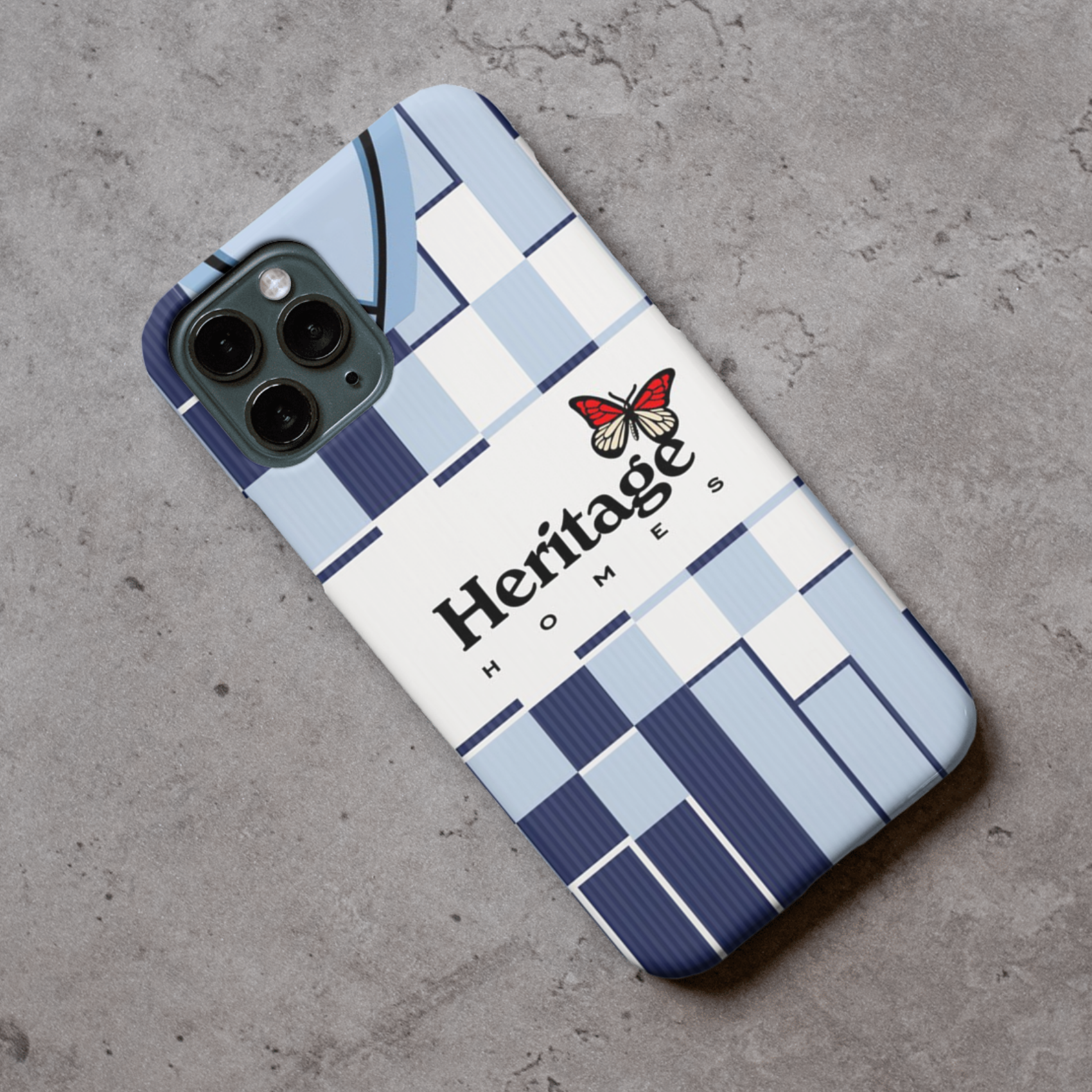 Hartlepool United Retro Shirt Protective Premium Hard Rubber Silicone Phone Case Cover
