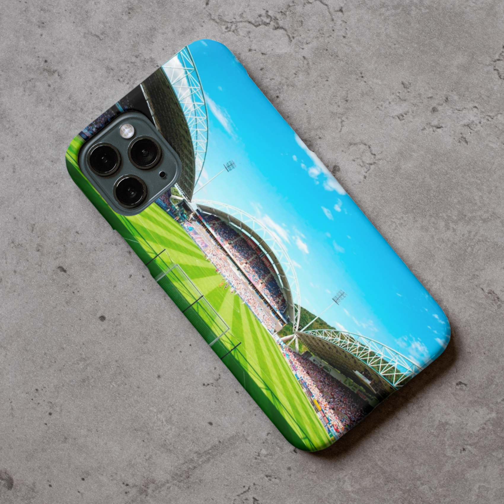 Huddersfield Stadium Rubber Protective Premium Hard Rubber Silicone Phone Case Cover